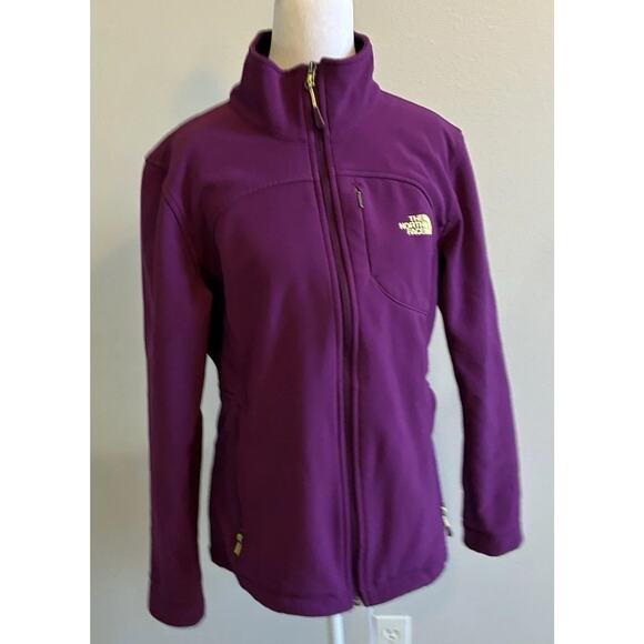 THE NORTH FACE Winter Jacket Womens L Purple Full Zip Windwall Outdoor Gorpcore - Picture 4 of 16